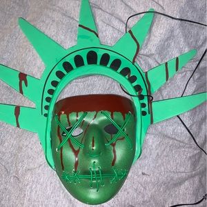 Statue of Liberty Halloween purge mask